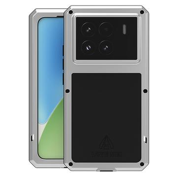 Funda Híbrida Love Mei Powerful para Xiaomi 15 Pro - Plateado