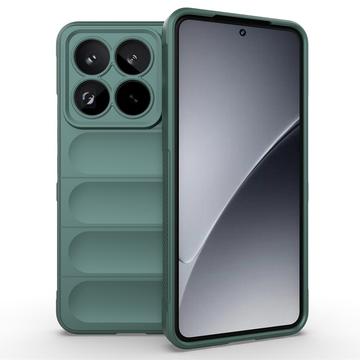 Carcasa de TPU Rugged para Xiaomi 15 - Verde