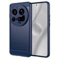 Carcasa de TPU Brushed para Xiaomi 15 Ultra - Fibra de Carbono