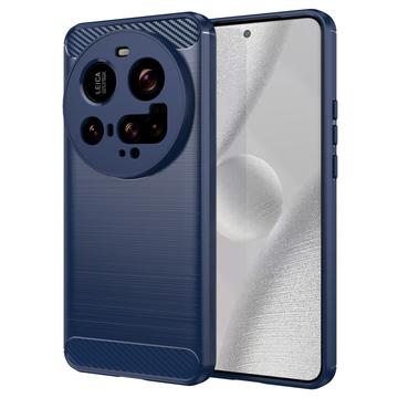 Carcasa de TPU Brushed para Xiaomi 15 Ultra - Fibra de Carbono