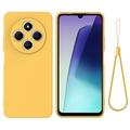 Xiaomi 15 Ultra Funda de silicona líquida con correa de mano