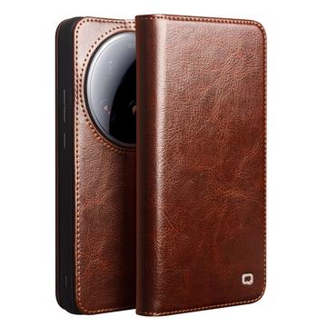 Funda Clásica de Cuero Qialino para Xiaomi 15 Ultra - Estilo Cartera