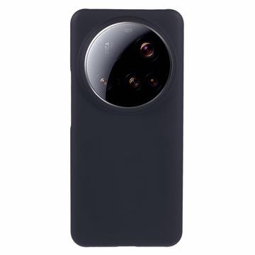Carcasa de Plástico Engomado para Xiaomi 15 Ultra - Negro
