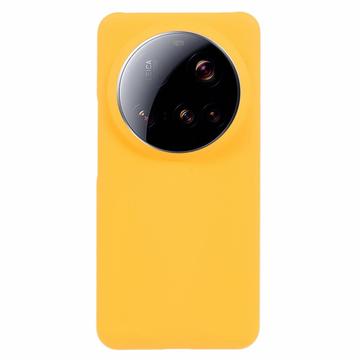Carcasa de Plástico Engomado para Xiaomi 15 Ultra - Amarillo