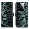 Funda Crocodile con RFID para Xiaomi 15T - Estilo Cartera