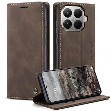 Funda Caseme Serie 013 para Xiaomi 15T Pro - Estilo Cartera - Café