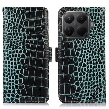 Funda Crocodile con RFID para Xiaomi 15T Pro - Estilo Cartera