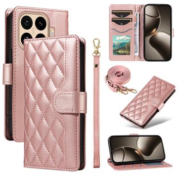Funda acolchada de lujo para Xiaomi 15T Pro - Estilo Cartera