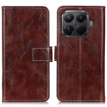 Xiaomi 15T Pro Funda de cartera con soporte - Marrón