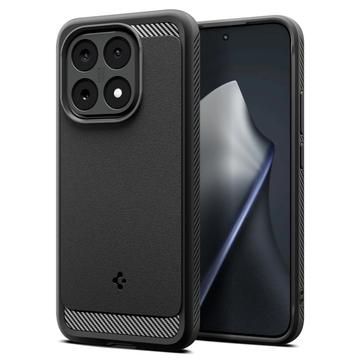 Funda de TPU Spigen Rugged Armor para Xiaomi 15T - negro