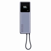 Xiaomi 165W Power Bank con cable USB-C integrado 10000mAh - Gris