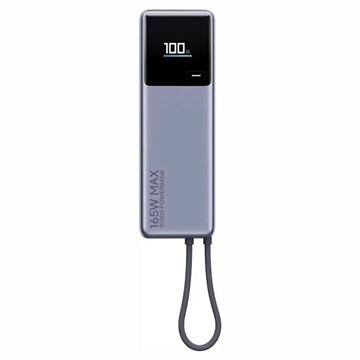 Xiaomi 165W Power Bank con cable USB-C integrado 10000mAh - Gris