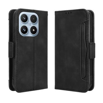 Funda tipo billetera con tarjetero para Xiaomi 17 - Negra