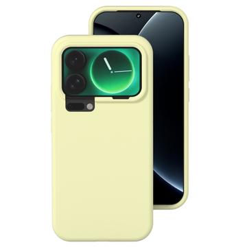 Funda de silicona líquida Xiaomi 17 - Amarillo