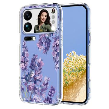 Funda de TPU Xiaomi 17 Pro Max con estampado floral - Glicina