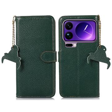 Funda de piel Xiaomi 17 Pro Max Wallet con RFID