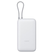 Xiaomi 20000mAh Power Bank con cable USB-C integrado 22.5W - Gris claro