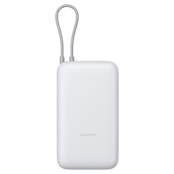 Xiaomi 20000mAh Power Bank con cable USB-C integrado 22.5W - Gris claro