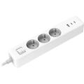 Regleta Xiaomi de 20W, 2C1A - Enchufe UE, 2 puertos USB-C, 1 puerto USB-A - Blanco
