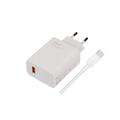 Xiaomi 33W Cargador de viaje con cable USB-C MDY-11-EZ - Bulk - Blanco