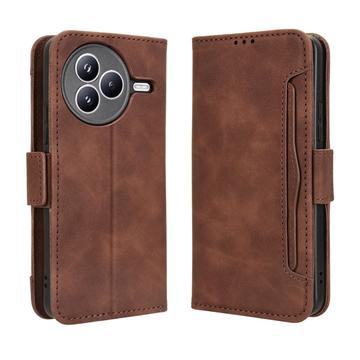 Funda tipo billetera con tarjetero para Xiaomi Civi 5 Pro - Marrón