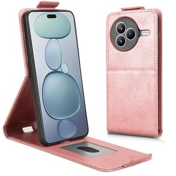 Funda abatible vertical con soporte Xiaomi Civi 5 Pro - Oro rosa