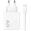 Xiaomi HyperCharge Combo 67W Cargador con cable USB-C - Blanco