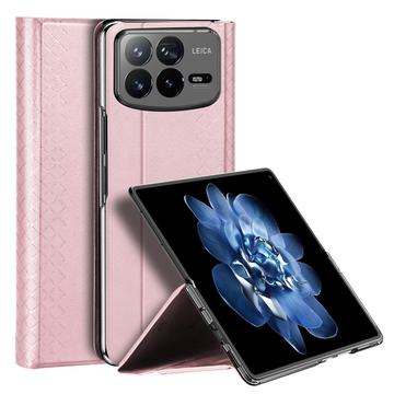 Funda con Tapa Dux Ducis Bril para Xiaomi Mix Fold 4 - Rosa