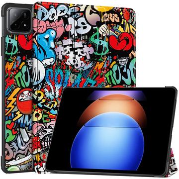 Funda Inteligente de Tres Pliegues para Xiaomi Pad 6S Pro 12.4 - Grafito