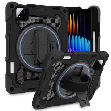 Funda híbrida Tech-Protect Solid360 con correa para Xiaomi Pad 7/7 Pro - Negro