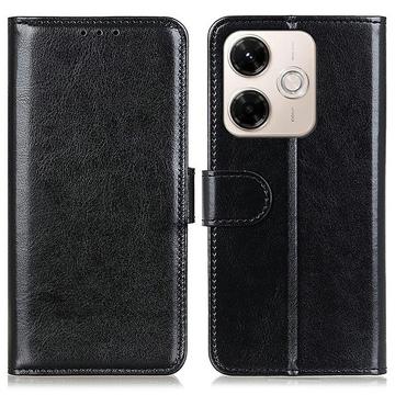 Xiaomi Redmi 13x Funda de cartera con soporte - Negro