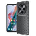 Carcasa TPU Beetle Fibra de Carbono para Xiaomi Redmi 14R/14C/Poco C75 - Negro