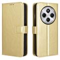 Funda de cartera con cierre magnético para Xiaomi Redmi 14C/14R/Poco C75 - Dorado