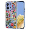 Funda de TPU Xiaomi Redmi 15C con estampado floral - Lirios