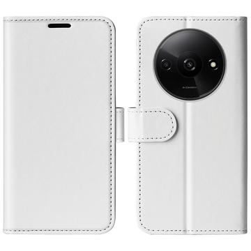 Funda con Cierre Magnético para Xiaomi Redmi A3 - Estilo Cartera - Blanco
