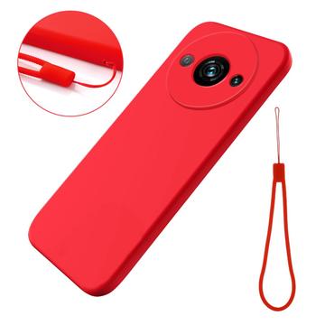 Funda de Silicona Líquida para Xiaomi Redmi A3x - Rojo