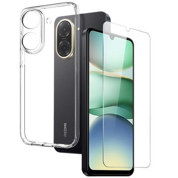 Juego de Protección Northjo 2-en-1 para Xiaomi Redmi A5 4G/Poco C71 - 9H  - Claro