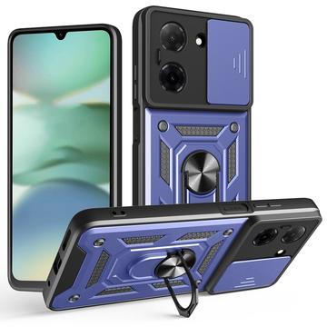 Funda híbrida con anillo giratorio y protector de cámara para Xiaomi Redmi A5 4G/Poco C71