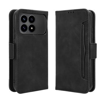 Funda tipo billetera con tarjetero para Xiaomi Redmi K90/Poco F8 Pro - Negra