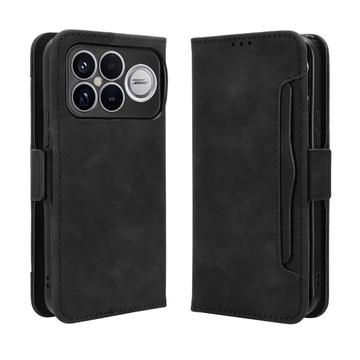 Funda tipo billetera con tarjetero para Xiaomi Redmi K90 Pro Max - Negra
