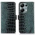 Funda Crocodile con RFID para Xiaomi Redmi Note 13 Pro 4G/Poco M6 Pro - Estilo Cartera