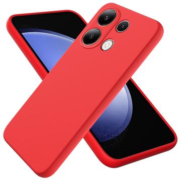 Funda de Silicona Líquida para Xiaomi Redmi Note 13 Pro 4G/Poco M6 Pro - Rojo