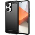 Carcasa de TPU Brushed para Xiaomi Redmi Note 13 Pro+ - Fibra de Carbono