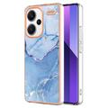 Funda TPU Marble Pattern Electrochapada IMD para Xiaomi Redmi Note 13 Pro+