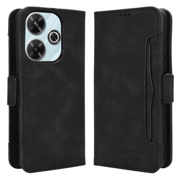 Funda Estilo Cartera Cardholder Serie para Xiaomi Redmi Note 13R/Redmi 13/Poco M6 4G - Negro