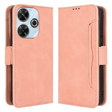 Funda Estilo Cartera Cardholder Serie para Xiaomi Redmi Note 13R/Redmi 13/Poco M6 4G - Rosa