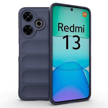 Carcasa de TPU Rugged para Xiaomi Redmi Note 13R/Redmi 13 5G - Azul Oscuro