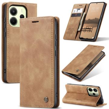 Funda Caseme Serie 013 para Xiaomi Redmi Note 14 4G - Estilo Cartera - Marrón