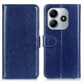 Funda de cartera con cierre magnético para Xiaomi Redmi Note 14 4G - Azul