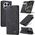 Funda Caseme Serie 013 para Xiaomi Redmi Note 14 Pro 4G - Estilo Cartera - Negro